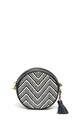 Michael Kors Geanta crossbody de piele cu imprimeu geometric contrastant Femei