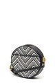 Michael Kors Geanta crossbody de piele cu imprimeu geometric contrastant Femei