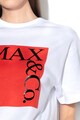 Max&Co Памучна тениска с лого Жени