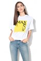 Max&Co Tricou de bumbac cu imprimeu logo Femei