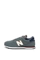 New Balance Pantofi sport de piele ecologica, cu logo 500 Barbati