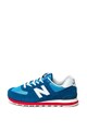 New Balance Pantofi sport de piele intoarsa si plasa 574 Barbati