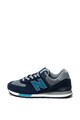 New Balance Pantofi sport de piele intoarsa si plasa 574 Barbati