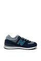 New Balance Pantofi sport de piele intoarsa si plasa 574 Barbati