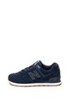 New Balance 574 nyersbőr sneaker műbőr részletekkel férfi