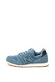 New Balance Pantofi sport de piele intoarsa si plasa, cu garnituri irizate 373 Femei