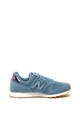 New Balance Pantofi sport de piele intoarsa si plasa, cu garnituri irizate 373 Femei