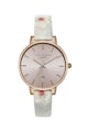 Ted Baker Ceas analog cu o curea de piele cu model floral Femei