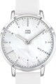 Tommy Hilfiger Ceas cu o curea de piele si cadran decorat cu mother of pearl Lilly Femei