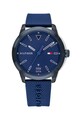 Tommy Hilfiger Ceas rotund cu o curea de silicon Barbati