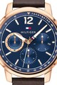 Tommy Hilfiger Ceas analog cu functii multiple Landon Barbati