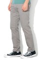 Esprit Pantaloni chino slim fit din bumbac organic, cu o curea Barbati