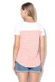 Esprit Tricou din bumbac organic cu model in dungi Femei