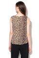 Liu Jo Bluza fara maneci, cu animal print si insertii de dantela Femei