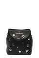 Love Moschino Geanta crossbody de piele, cu aplicatii metalice Femei