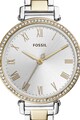 Fossil Ceas analog decorat cu cristale Femei