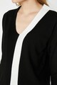 KOTON Pulover tricotat cu detalii contrastante Femei