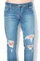 GUESS JEANS Vermont slim fit farmernadrág szaggatott hatással férfi