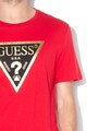 GUESS JEANS Tricou regular fit, cu logo contrastant Barbati