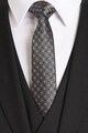 NEXT Texturált selyem nyakkendő férfi