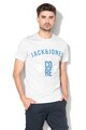 Jack & Jones Tricou regular fit cu imprimeu logo Ethan Barbati