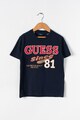 GUESS JEANS Tricou cu logo brodat Baieti