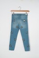 GUESS JEANS Blugi skinny cu broderii florale Fete