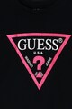 GUESS JEANS Logómintás crop póló Lány