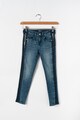 GUESS JEANS UESS JEANS, Mosott hatású slim fit farmernadrág Lány