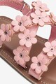 NEXT Sandale de piele cu aplicatii florale Fete