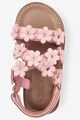 NEXT Sandale de piele cu aplicatii florale Fete