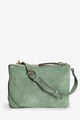 NEXT Geanta crossbody de piele intoarsa, cu aspect tesut Femei