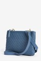 NEXT Geanta crossbody de piele intoarsa, cu aspect tesut Femei