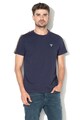 GUESS Tricou de casa, din bumbac, cu broderii cu motive traditionale Barbati