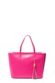 GUESS Geanta shopper de piele, cu accesoriu cu canaf Femei