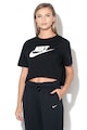Nike Къса памучна тениска Essentials с лого Жени