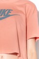 Nike Tricou crop cu imprimeu logo Sportswear Essentials Femei