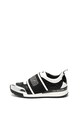 Love Moschino Pantofi sport slip-on cu particule stralucitoare si varf metalizat Femei