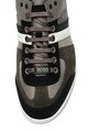 BOSS Pantofi sport din material textil si piele Aken Barbati