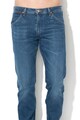 Wrangler Blugi slim fit cu croiala dreapta si aspect usor decolorat Barbati