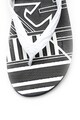 Emporio Armani Papuci flip-flop cu logo stantat Barbati