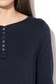 EDC by Esprit Блуза от органичен памук с цепка с копчета Жени