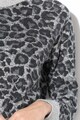 EDC by Esprit Pulover cu decolteu la baza gatului si model animal print Femei