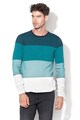 EDC by Esprit Texturált pulóver colorblock dizájnnal férfi