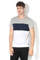 EDC by Esprit Tricou cu model colorblock si decolteu la baza gatului Barbati