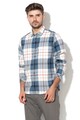 EDC by Esprit Szűk fazonú kockás ing foltzsebbel férfi