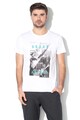 EDC by Esprit Tricou din bumbac organic cu imprimeu foto Barbati