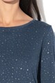 Esprit Bluza cu aspect stralucitor si model cu buline si stele Femei
