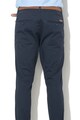 Esprit Pantaloni chino slim fit din bumbac organic, cu o curea Barbati