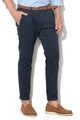 Esprit Pantaloni chino slim fit din bumbac organic, cu o curea Barbati